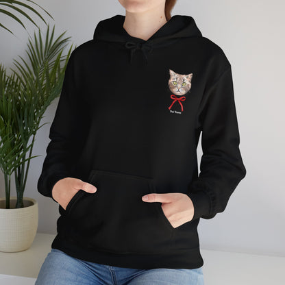 Custom Coquette Pocket Print Hoodie: A Touch of Pet Charm!