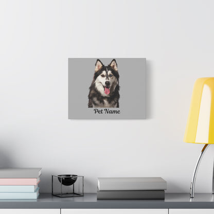 Custom Pet Canvas: Your Furry Friend, Forever Captured!