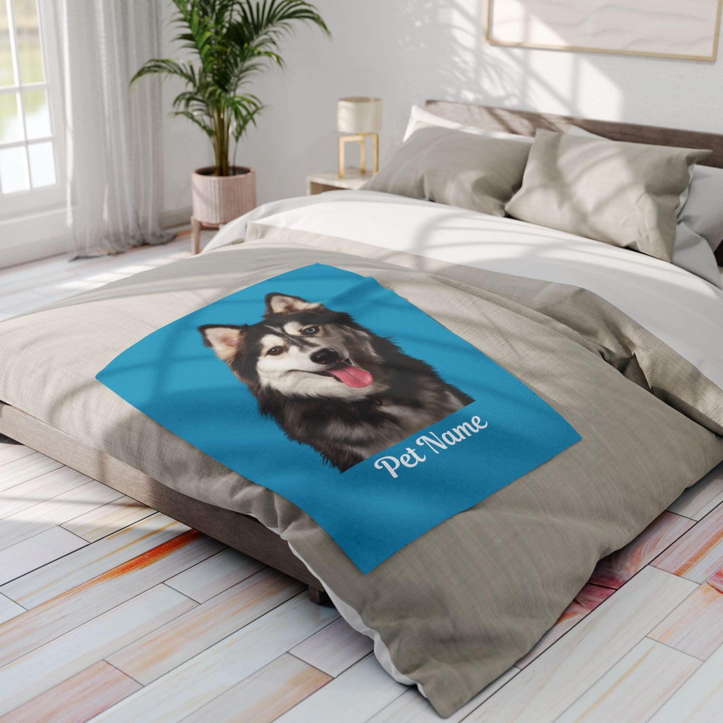 Custom Arctic Fleece Blanket: Your Pet’s Love, Wrapped in Warmth!