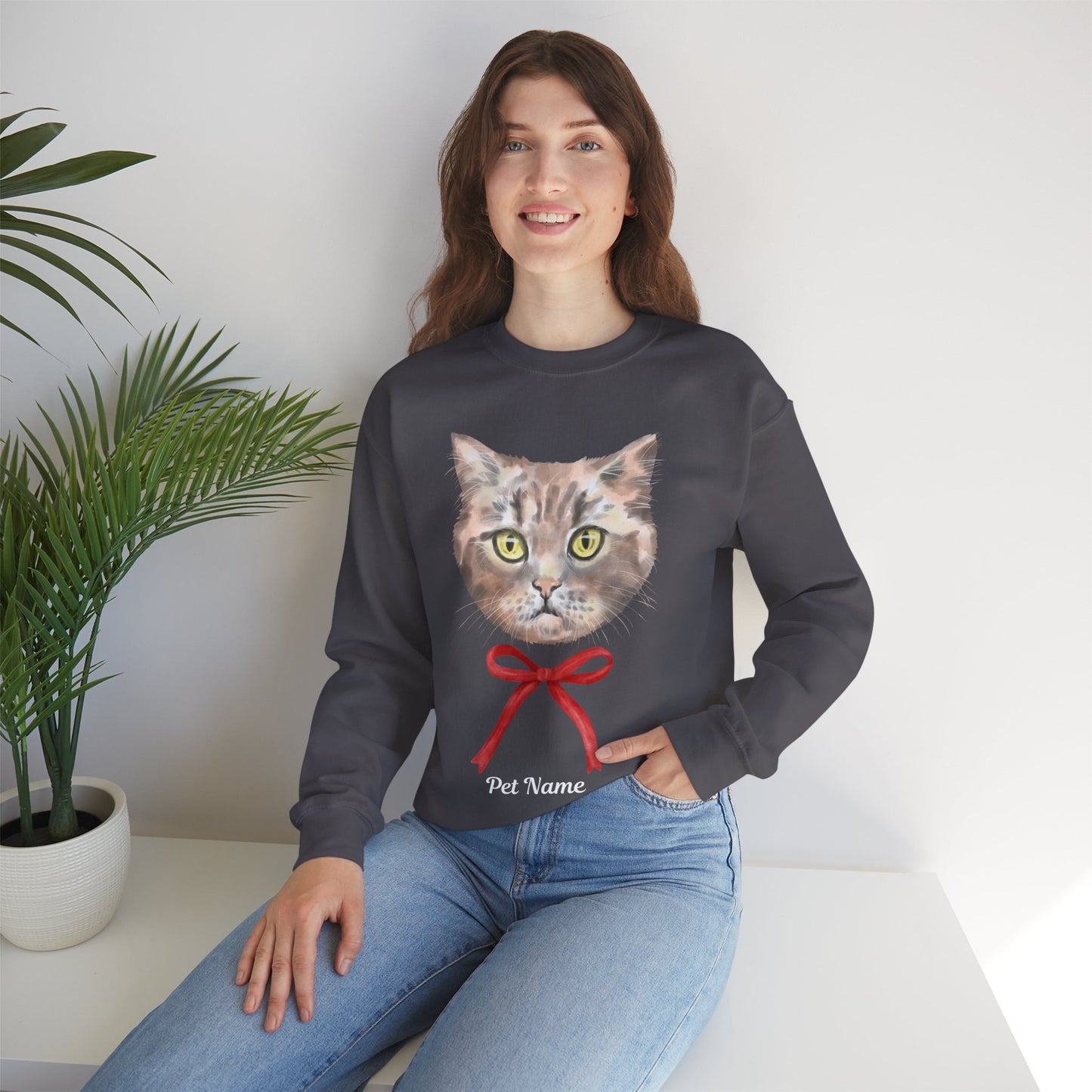 Custom Coquette Print Sweatshirt: Subtle Charm, Big Personality!