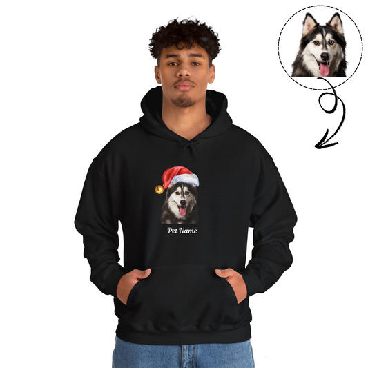 Santa Cap Hoodie: Snuggle Up with Your Pet’s Charm!"