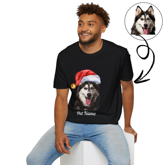 Santa Hat T-Shirt: Wear Your Pet’s Personality!