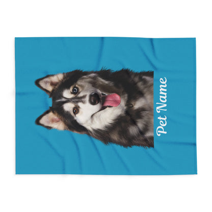 Custom Arctic Fleece Blanket: Your Pet’s Love, Wrapped in Warmth!