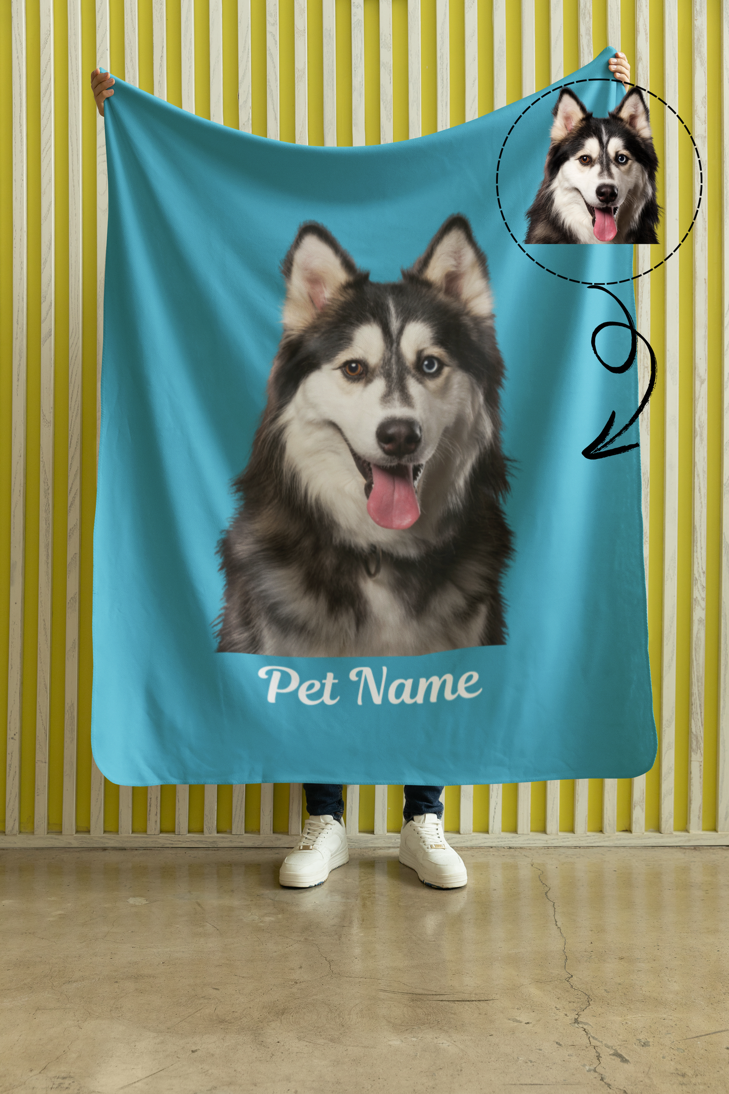 Custom Arctic Fleece Blanket: Your Pet’s Love, Wrapped in Warmth!